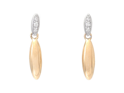 Jewellery, EARRINGS, 18K gold/white gold
