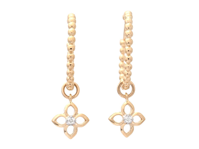 Jewellery, HOOP EARRINGS, 18K gold