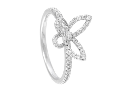 Jewellery, RING, 18K white gold