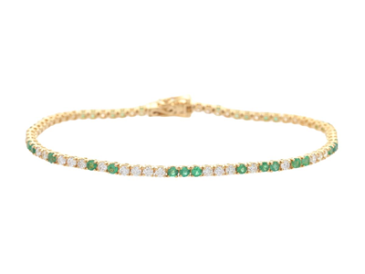 Jewellery, TENNIS BRACELET, 18K gold