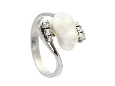 Jewellery, RING, 18K white gold