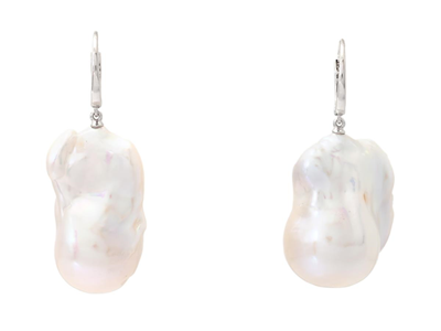 Jewellery, PEARL EARRINGS, 18K white gold