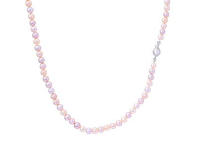 Jewellery, PEARL NECKLACE, cultured purple