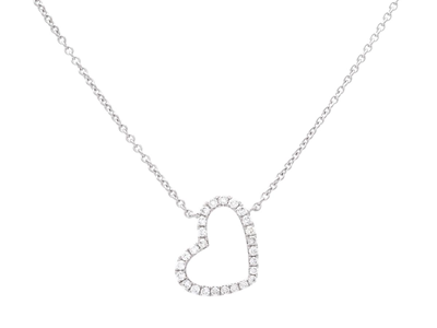 Jewellery, NECKLACE, 18K white gold