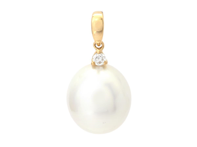 Jewellery, PEARL PENDANT, 18K gold