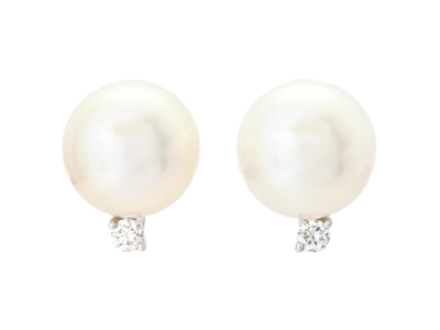 Jewellery, PEARL EARRINGS, 18K white gold
