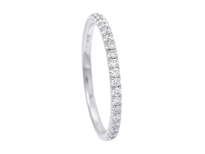 Jewellery, ETERNITY RING, 18K white gold