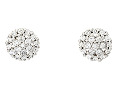 Jewellery, EARRINGS, 18K white gold