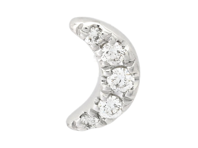 Jewellery, ONE EARRING, 18K white gold