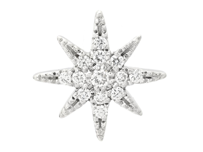 Jewellery, ONE EARRING, 18K white gold