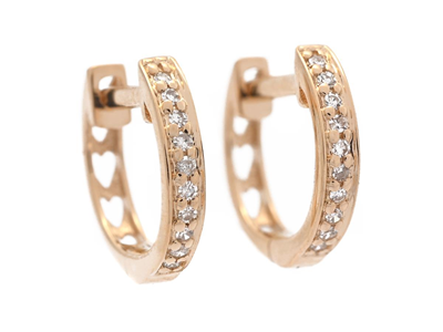 Jewellery, HOOP EARRINGS, 18K gold