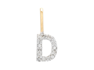 Jewellery, LETTER PENDANT, letter D