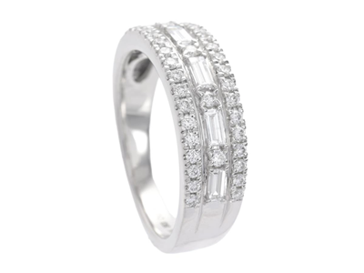 Jewellery, RING, 18K white gold