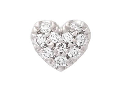 Jewellery, ONE EARRING, 18K white gold