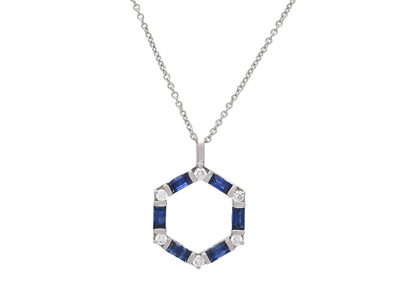 Jewellery, PENDANT/CHAIN, 18K white gold