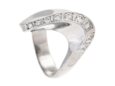 Jewellery, RING, 18K white gold