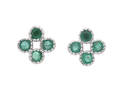 Jewellery, EARRINGS, 18K white gold