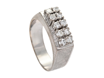 Jewellery, RING, 18K white gold