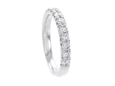 Jewellery, ETERNITY RING, 18K white gold