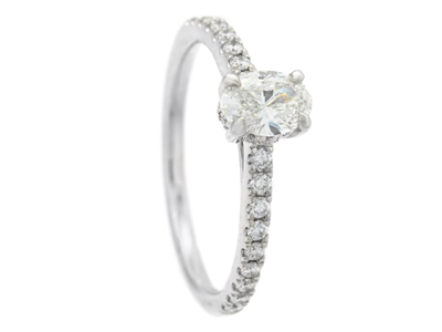 Jewellery, RING, 18K white gold