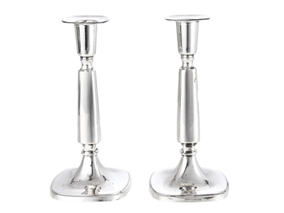 Silverware, T Eldh, candlesticks
