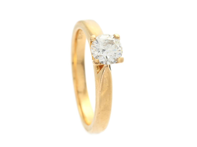 Jewellery, SOLITAIRE RING, 18K gold