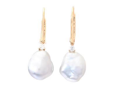 Jewellery, PEARL EARRINGS, 18K gold