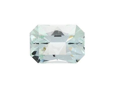 Gemstones, AQUAMARINE, rectangular cut