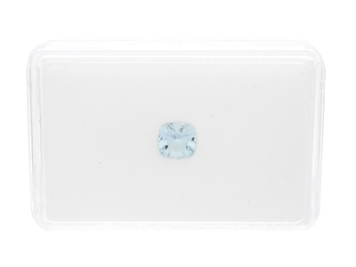 Gemstones, AQUAMARINE, cushion cut