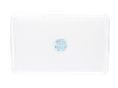 Gemstones, AQUAMARINE, cushion cut
