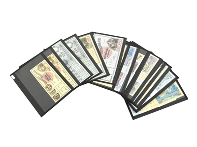 Coins, BANK-NOTES, 11 items 100 kr 1957-1983