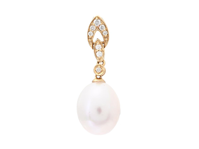 Jewellery, PEARL PENDANT, 18K white gold