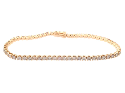 Jewellery, TENNIS BRACELET, 18K gold