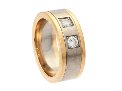 Jewellery, RING, 18 gold/white gold
