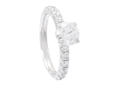 Jewellery, RING, 18K white gold