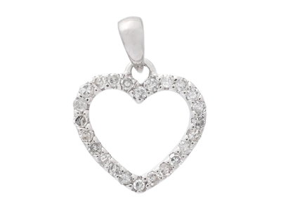 Jewellery, PENDANT, 18K white gold