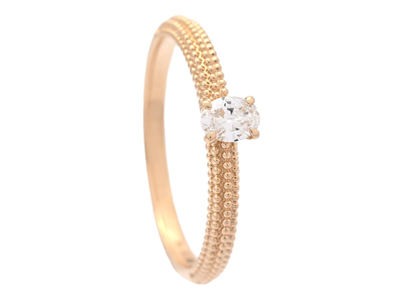 Jewellery, SOLITAIRE RING, 18K gold