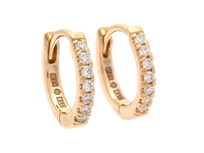 Jewellery, HOOP EARRINGS, 18K gold