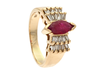 Jewellery, RING, 14K gold