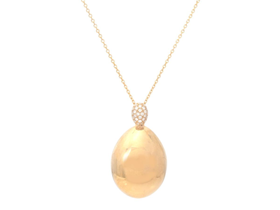 Jewellery, PENDANT/CHAIN, 18K gold with 27 brilliant cut diamonds 0,08 ctw