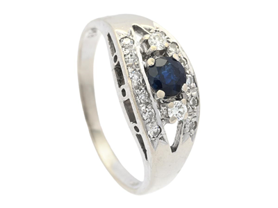 Jewellery, RING, 18K white gold