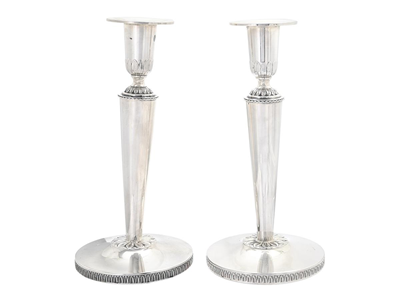 Silverware, CANDLESTICKS, silver