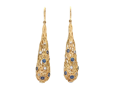 Jewellery, EARRINGS, 18K gold