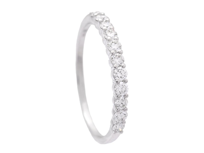 Jewellery, ETERNITY RING, 18K white gold