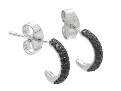 Jewellery, EARRINGS, 18K white gold