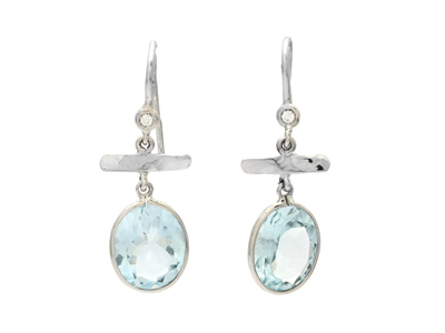 Jewellery, EARRINGS, 18K white gold