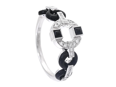 Jewellery, RING, 18K white gold
