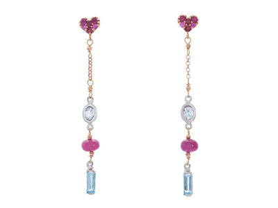 Jewellery, EARRINGS, 18K rose gold