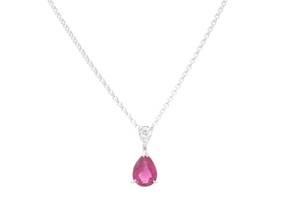 Jewellery, NECKLACE, 18K white gold