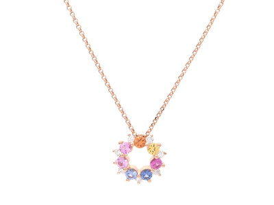 Jewellery, PENDANT/CHAIN, 18K rose gold